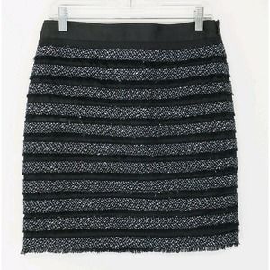 The Limited Striped Tweed Skirt size 4